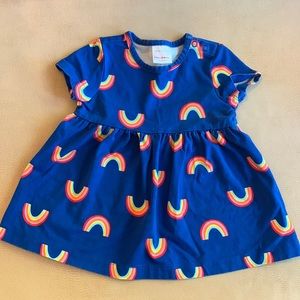 Rainbow pattern Hanna Andersson Baby Dress in size 3-6 months or 60cm
